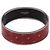 Bracciale rigido in smalto Hermès in metallo rosso