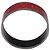 Bracciale rigido in smalto Hermès in metallo rosso - vista 3