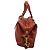 Coach Ashley Satchel Handtasche aus Rust Orange Leder - Ansicht 3