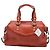 Coach Ashley Satchel Handtasche aus Rust Orange Leder - Ansicht 4