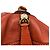 Coach Ashley Satchel Handtasche aus Rust Orange Leder - Ansicht 9