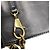 Borsa a tracolla Lanvin Mini Turn Lock in pelle di anguilla nera - vista 10