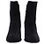 Bottines Zadig & Voltaire en daim noir - vue 2