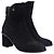 Bottines Zadig & Voltaire en daim noir - vue 3