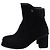 Bottines Zadig & Voltaire en daim noir - vue 5