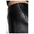 Falda Diesel de cuero vegano negra - vista 5