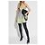 Diesel D-ESIRE Kleid Tie-Dye Grau Neon - Ansicht 2