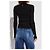 Dsquared2 Cardigan aus schwarzem Rippstrick - Ansicht 4