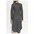 Vestido midi de cuadros gris Diesel D-ETTS - vista 4