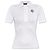Polo Lacoste bianca con logo in viscosa