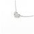 Autre Marque Collana Cuore in Diamanti e Oro Bianco Au750 - vista 4