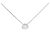 Autre Marque Collana in platino e diamanti