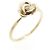 Autre Marque Anello ete Rose in oro giallo K10 e diamanti