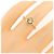 Autre Marque Anello ete Rose in oro giallo K10 e diamanti - vista 5