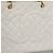 CHANEL COCO Mark Chain Hand Bag Caviar Skin White Gold CC Auth gh687 - Jerrillo - vista 10