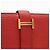 Béarn Hermès Bearn Soufflé Bi-fold langes Portemonnaie - Ansicht 5