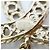 Chanel Brosche Blumen-Design aus goldfarbenem Metall - Ansicht 3
