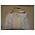 inconnue Baumwoll-Schultertasche mit Pastellstreifen - Ansicht 3