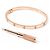 Bracciale Cartier Love in Oro Rosa e Diamanti - vista 4