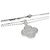 Van Cleef & Arpels Ciondolo Magic Alhambra Diamanti Oro Bianco 18K - vista 3