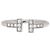Tiffany & Co. Anello T Wire in Oro Bianco 750 e Brillanti, Misura 54