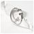 Tiffany & Co. Anello T Wire in Oro Bianco 750 e Brillanti, Misura 54 - vista 3