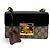 Padlock Gucci Borsa a patta con catena e lucchetto Stampa Blooms GG Coated Canvas e pelle Medium