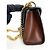 Padlock Gucci Borsa a patta con catena e lucchetto Stampa Blooms GG Coated Canvas e pelle Medium - vista 3