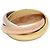 Cartier Trinity Ring Dreifarbiges Gold Größe 50