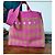 Marni Pink Herringbone Fabric and Leather Handbag - view 3