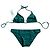 Eres Bikini de dos piezas verde en poliamida