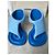 Jacquemus Les Mules Limone Mules con tacco blu in pelle - vista 2