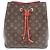 mala de ombro Louis Vuitton NeoNoe MM Monogram Coquelicot