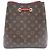 mala de ombro Louis Vuitton NeoNoe MM Monogram Coquelicot - vista 2