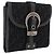 Christian Dior Trotter Canvas Wallet Black Silver Auth 208541V - Jerrillo