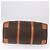 Céline CELINE Macadam Canvas Boston Bag PVC Leather Brown Gold Auth 208652V - Jerrillo - vista 12