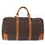 Céline CELINE Macadam Canvas Boston Bag PVC Leather Brown Gold Auth 208652V - Jerrillo - vista 3