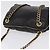 PRADA Bolsa de Ombro com Corrente em Couro Preto e Dourado Auth 209449V - Jerrillo - vista 6