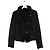 Autre Marque Abrigo de cuero negro Other Brand