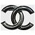 Chanel CC Brosche aus schwarzem Ruthenium Metall - Ansicht 5
