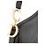 DIOR - Bolsa de ombro Saddle small Dior em couro grão preto - vista 6