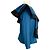 Blusa in seta a maniche lunghe con volant Givenchy Teal Blue / Black - vista 2