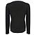 Loro Piana Langärmliger Rundhals-Pullover aus Baby Cashmere in Schwarz - Ansicht 3