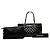 Borsa Chanel Small Reissue 2.55 Coated Caviar Diamond Shine Nera - vista 7