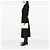 Autre Marque Borsa Clutch per Tablet Saint Laurent in pelle di vitello monogram chevron bianca - vista 5