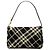 Borsa a tracolla Burberry Nova Check in lana nera