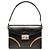 Prada Vitello Stitched Sound Lock Satchel Schwarz