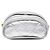 Silberne Chanel CC gesteppte Metallic-Lammleder Binocular Bag mit Quasten - Ansicht 3