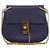 Chloé Borsa a tracolla Chloe Drew in pelle con catena in Purple