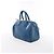 Borsa Louis Vuitton Speedy 25 in pelle Epi Blu M43015 - vista 3